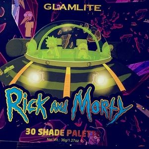 Limited Edition Rick and Morty Eyeshadow Palette by GLAMLITE